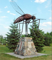 Mosquito Statue at Komarno